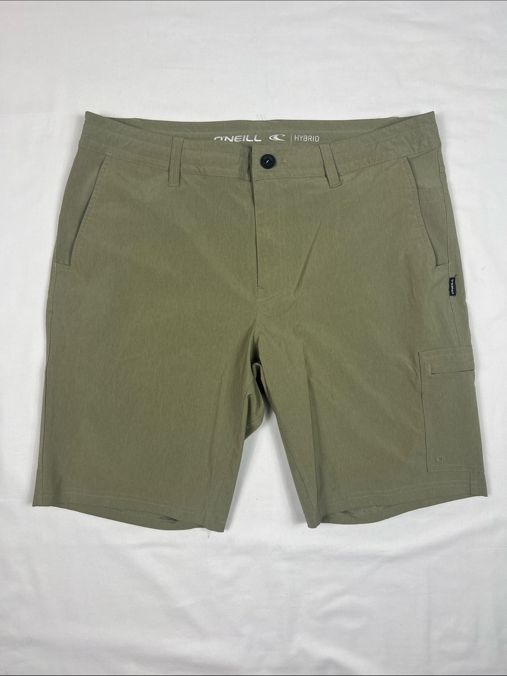 O'Neill Men's Olive Green Hybrid Shorts Size 36